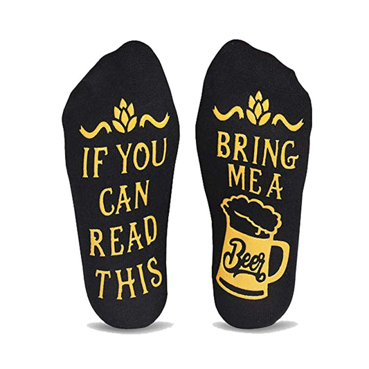 If you can read this, Bring me a Beer - Socks