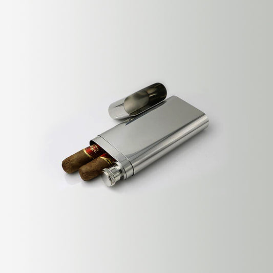 Stainless steel cigar holder