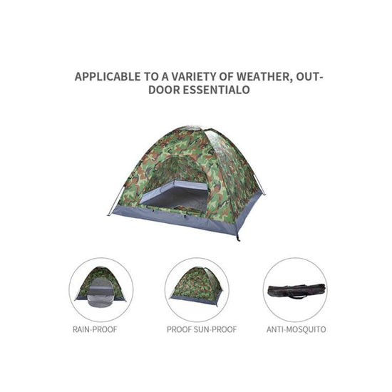 3-4 Person Camouflage Dome Tent