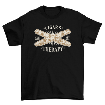 Cigars Are My Therapy Graphic Tee