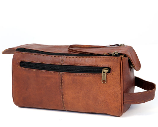 Leather Toiletry Bag