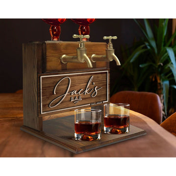 Personalized Embossed Whiskey Faucet